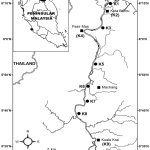 Figure 1: Sampling stations in the Kelantan River basin, Kelantan.