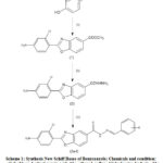 Scheme 1: Synthesis New Schiff Bases of Benzoxazole; Chemicals and condition