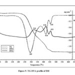 Figure 5: TG-DTA profile of DH